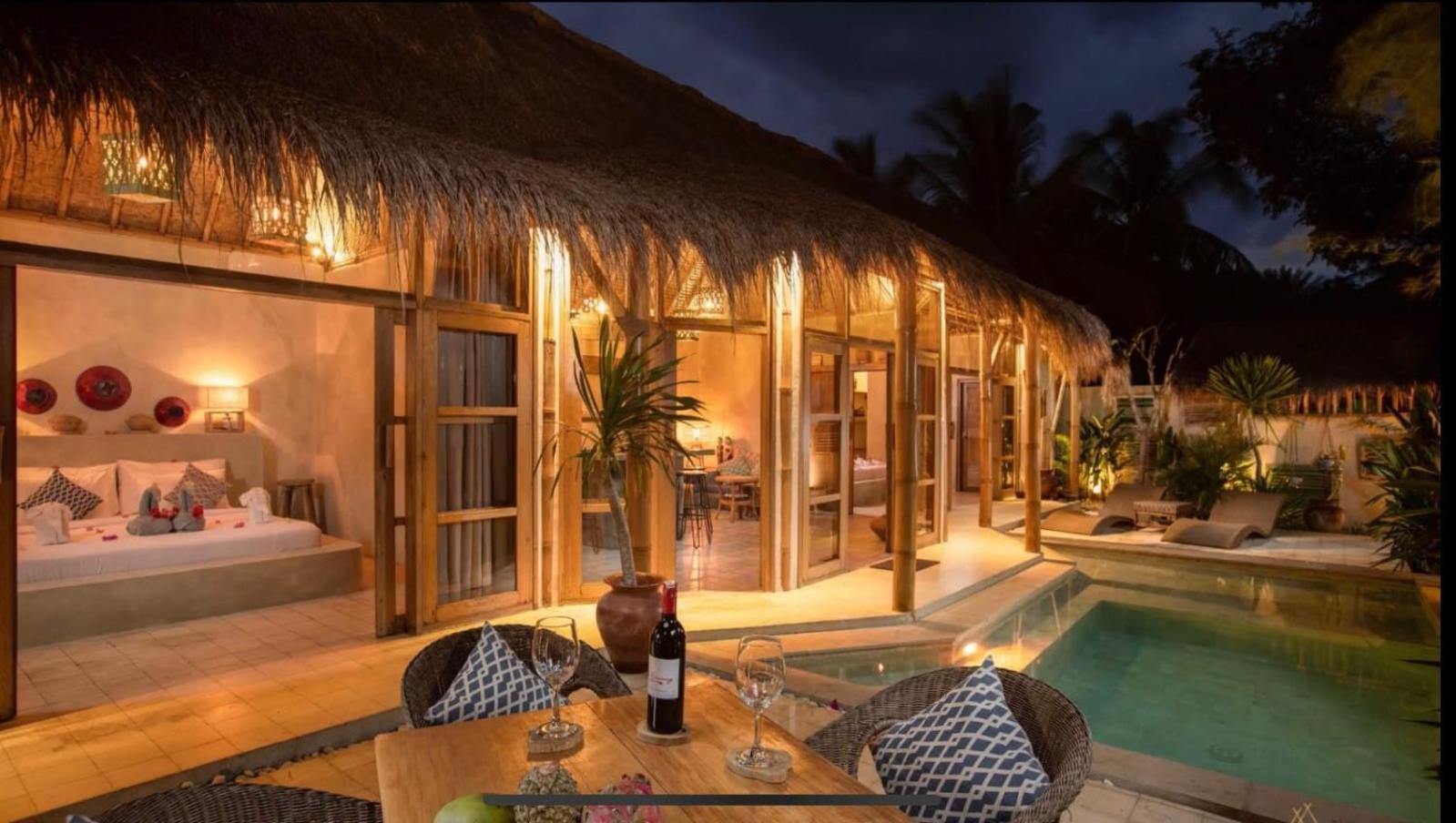 Tipsea Turtle Gili Air Hotell Eksteriør bilde